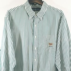 RALPH LAUREN BUTTON DOWN SHIRT LONG SLEEVE SIZE XL